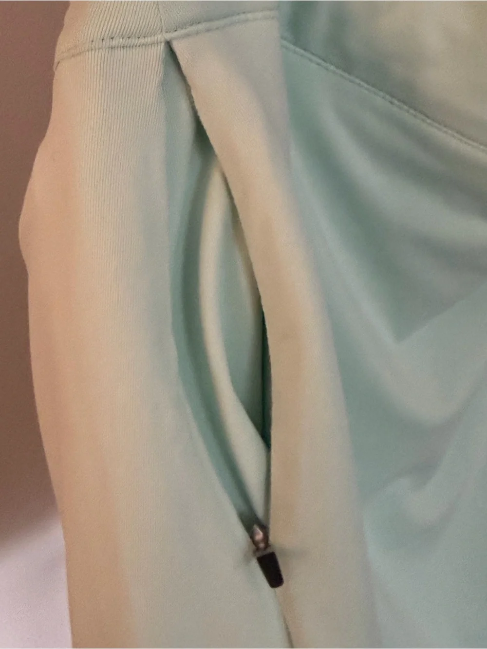 Peter Millar Light Aqua Asymmetrical Wrap Golf Skort